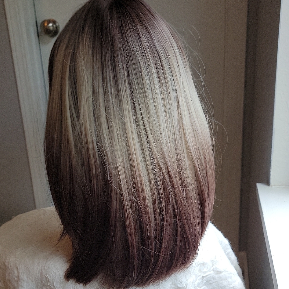 NWOT Brown & Blonde Ombre Wig - Picture 4 of 6